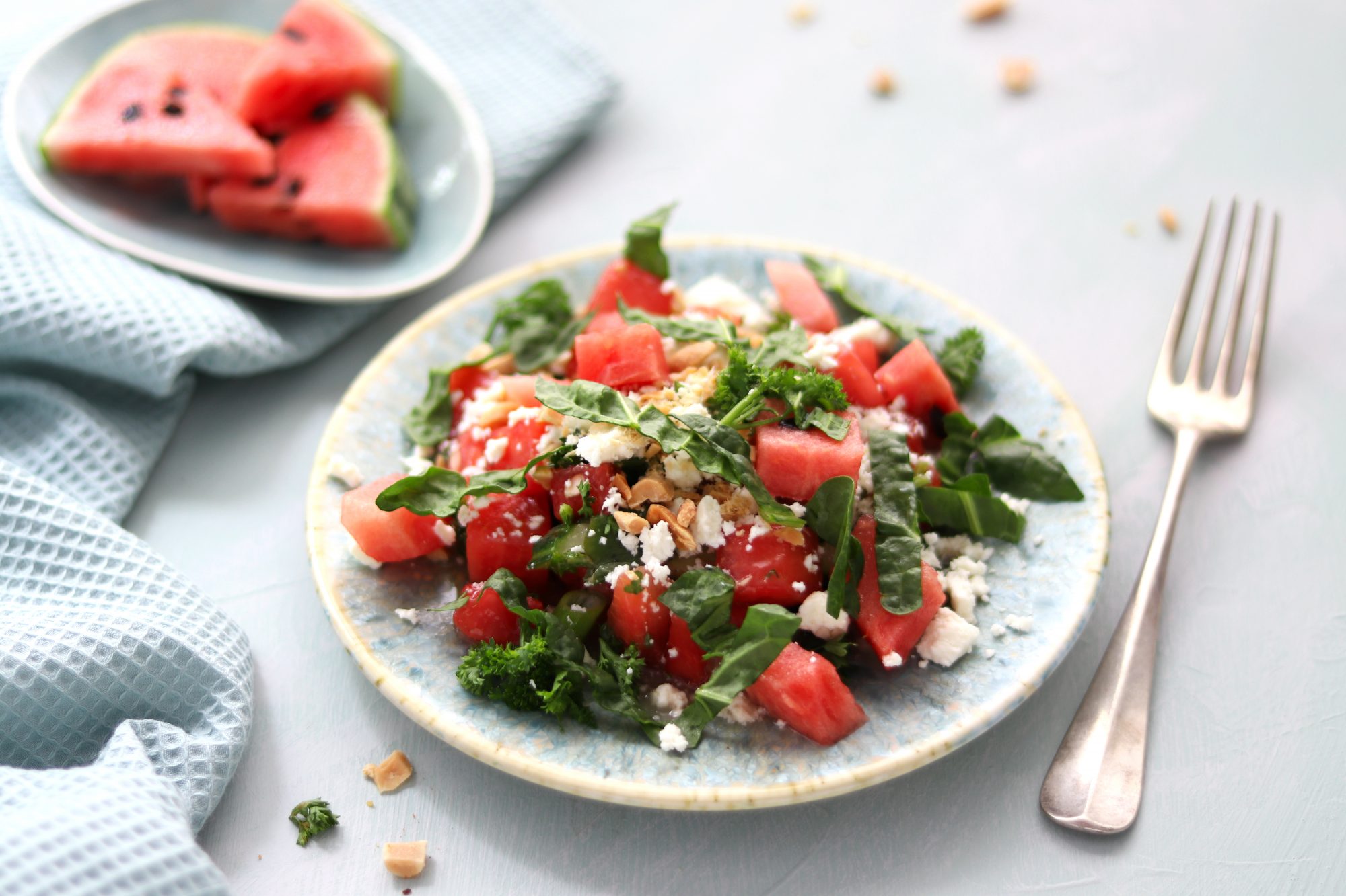 Frisch, frischer: Wassermelonen-Salat mit Gurke und Feta | ULoop Magazin